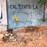 While on a faculty-led program in India, Cal State LA students left their mark at a local school